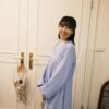 （預購）海天一線！澎袖條紋傘擺洋裝 S/M/L
