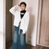 復古童話！雙層流蘇手刷牛仔長裙 S/M/L