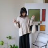 莊園旅人！反摺高腰牛仔寬褲 S/M/L