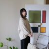 莊園旅人！反摺高腰牛仔寬褲 S/M/L