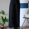 莊園旅人！反摺高腰牛仔寬褲 S/M/L