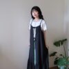 Japan❀意料之外！細肩帶後交叉綁帶洋裝 二色售
