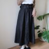 Japan❀不拘小節！車線寬腰帶傘擺牛仔裙S/M/L
