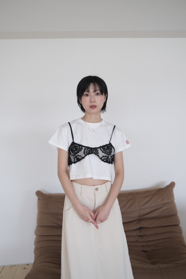 nomo ꕤ 日光輕灑！極短版馬甲細肩背心（S/M/L）黑