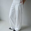 nomo ꕤ  日常堆疊！2way兩件式片裙長褲（S/M/L）白