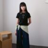 nomo ꕤ 城市微光！光澤印製小花logo短袖T恤（S/M/L） 黑