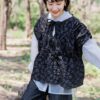 nomo ꕤ 田間野趣！緹花落肩綁帶背心