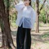 ❗️限量預購❗️ ꕤ 自由足跡！寬版牛仔丹寧錐形褲 （S/M/L）