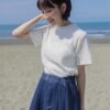 ❗️限量預購❗️  隨性時光！小高領設計短袖上衣 （S/M/L）白