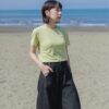 nomo ꕤ 落花繽紛！四朵小花短袖短版上衣 （S/M/L）綠