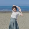 nomo ꕤ 落花繽紛！四朵小花短袖短版上衣 （S/M/L）