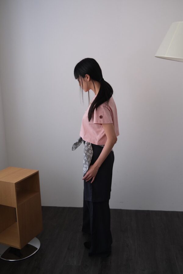 nomo ꕤ 一身花香！簍空小花logo短袖上衣（S/M/L）粉