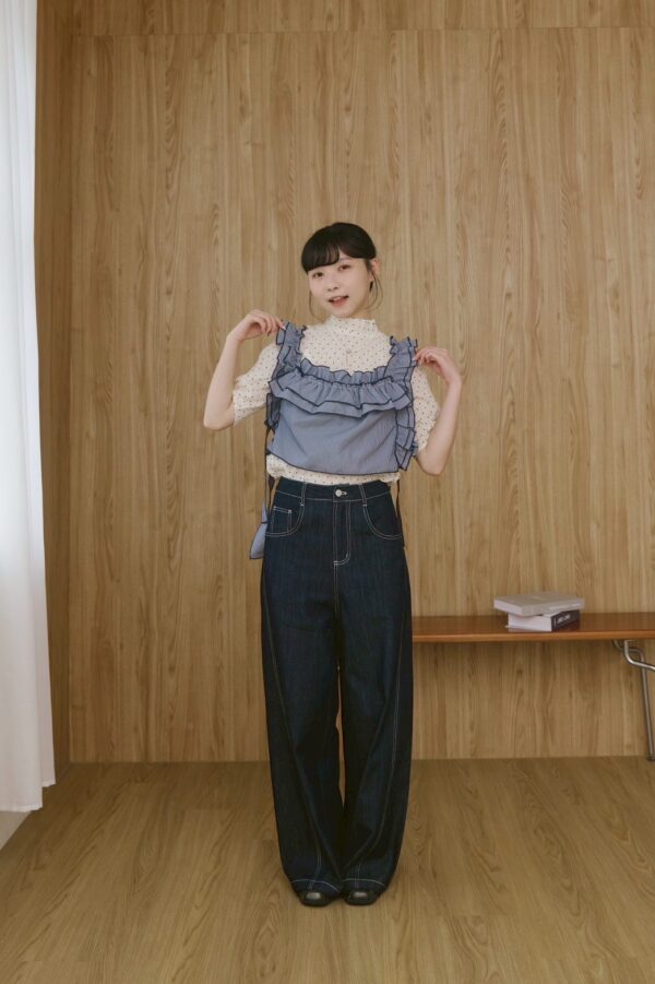 nomo ꕤ 星點霧語！小高領上衣 （S/M/L）白