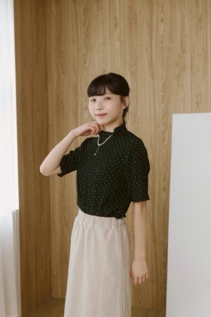 LINE_ALBUM_1103_251031_35 nomo ꕤ 星點霧語!小高領上衣 (S/M/L)黑