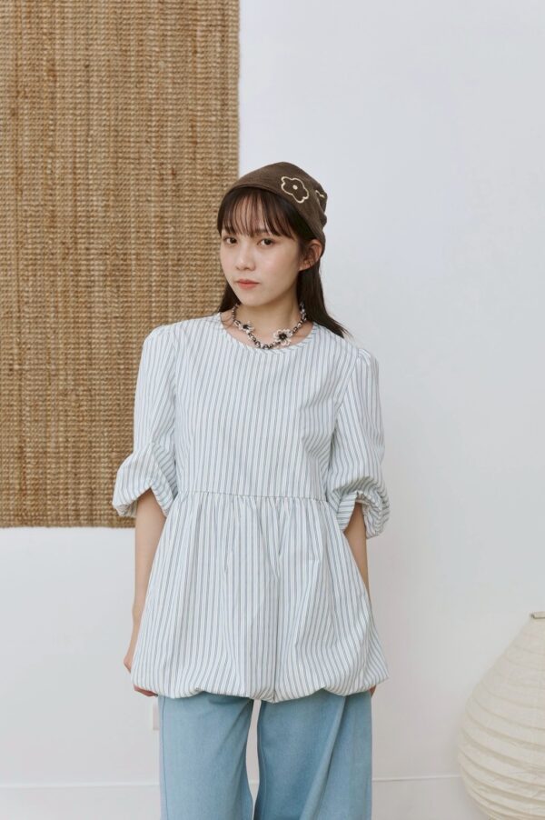 nomo ꕤ 冬日花開！彈性針織花花毛帽 咖色