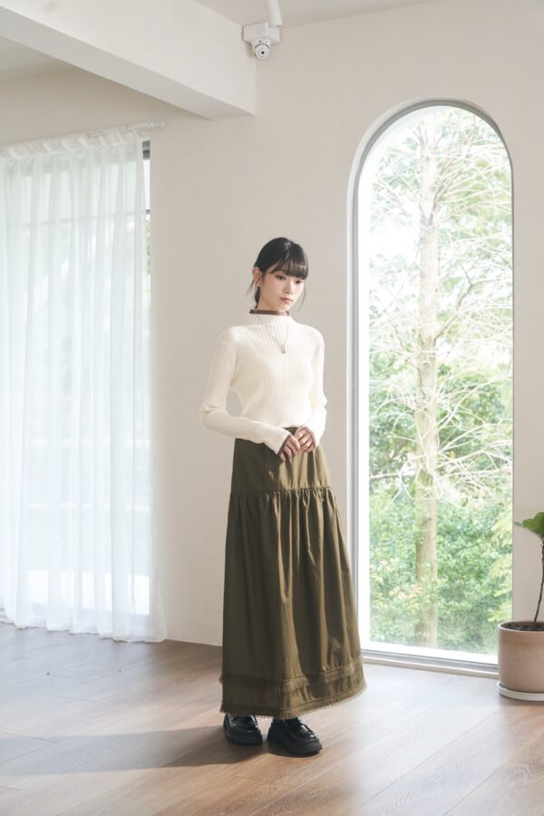 nomo ꕤ 浮光花漾！立體荷葉造型長裙（S/M/L）綠