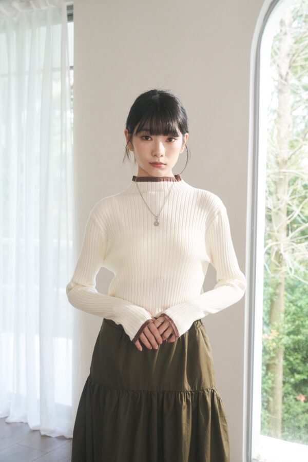 〔 ❗️限量預購 〕nomo ꕤ 暖冬童話！坑條柔暖套指長袖毛衣（S/M/L）米白