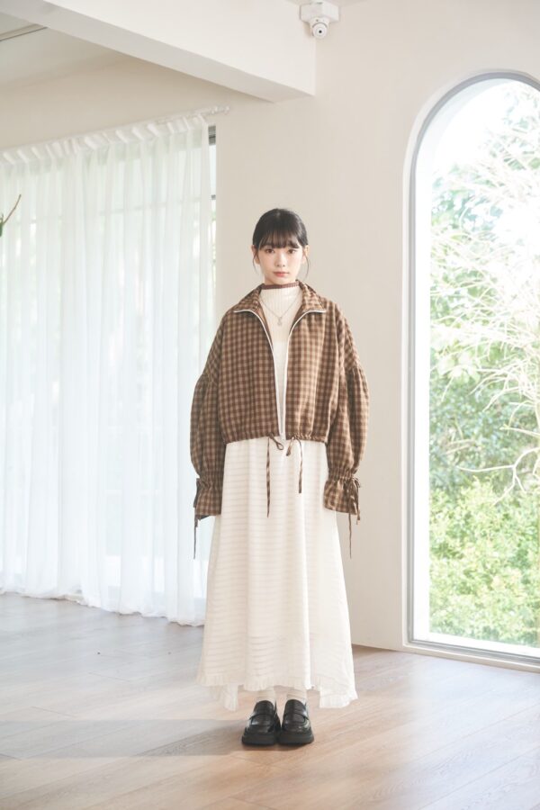 nomo ꕤ 香草束語！後綁帶馬甲造型長洋裝（S/M/L）白