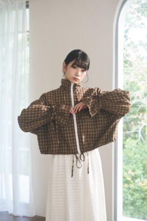 LINE_ALBUM_2025127_251208_50 nomo ꕤ 焦糖格調!輕厚鋪棉格子外套 咖格子