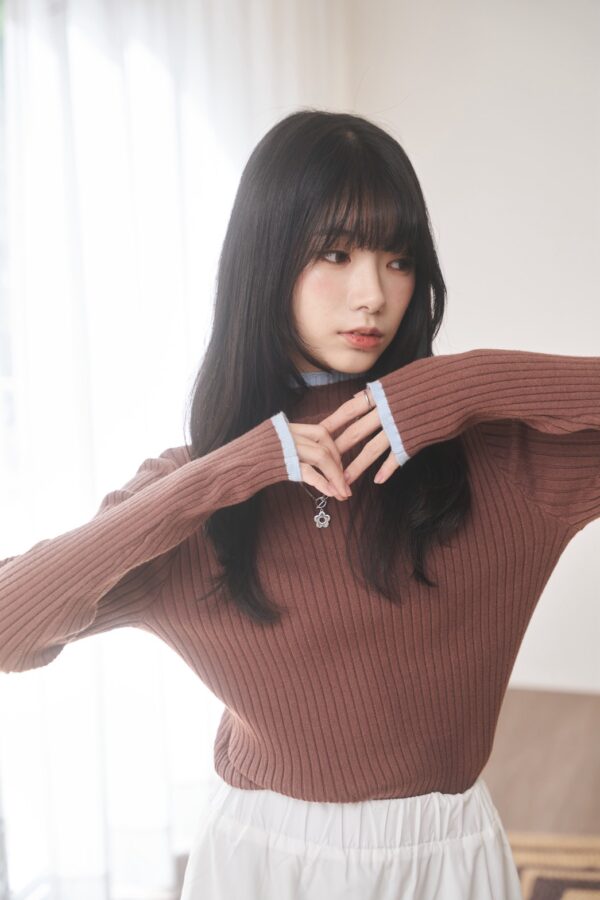 〔 ❗️限量預購 〕nomo ꕤ 暖冬童話！坑條柔暖套指長袖毛衣（S/M/L）咖