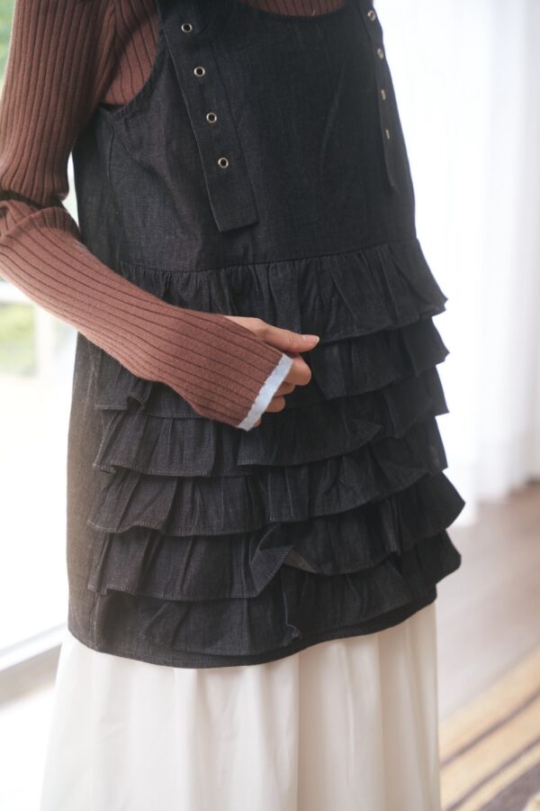 nomo ꕤ 綿語層疊！蛋糕造型外搭背心（S/M/L）牛仔