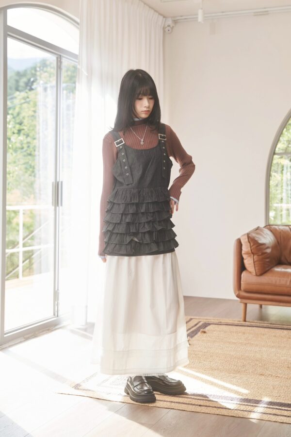 nomo ꕤ 綿語層疊！蛋糕造型外搭背心（S/M/L）牛仔