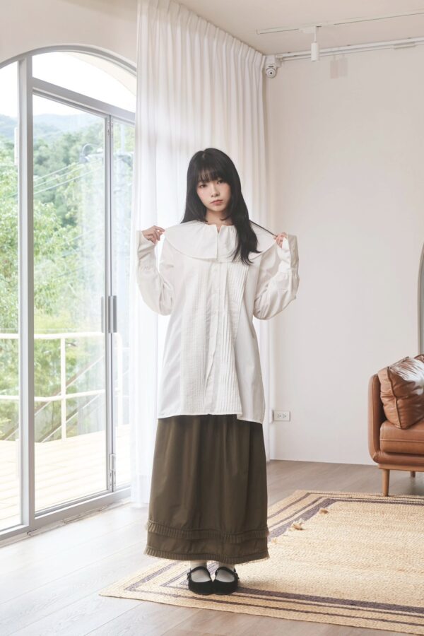 nomo ꕤ 白日夢行！領片設計襯衫短洋 白