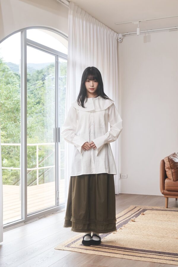 nomo ꕤ 浮光花漾！立體荷葉造型長裙（S/M/L）綠