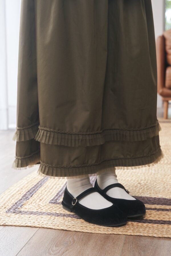 nomo ꕤ 浮光花漾！立體荷葉造型長裙（S/M/L）綠