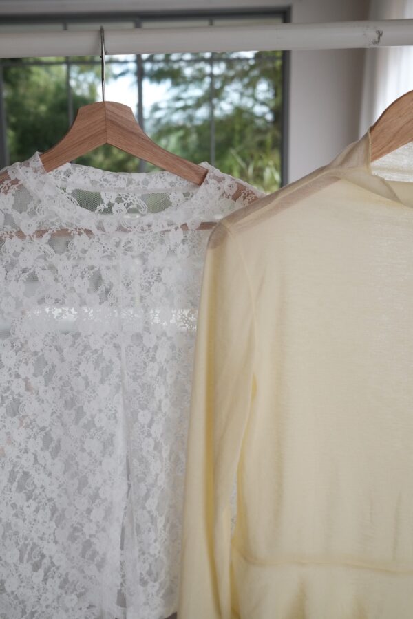 nomo ꕤ 魔法花徑！兩件式蕾絲上衣（S/M/L）黃