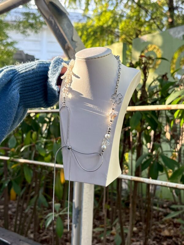 Handmade ❀ 銀夢 𓂃 𓈒𓏸 手作串珠長項鍊