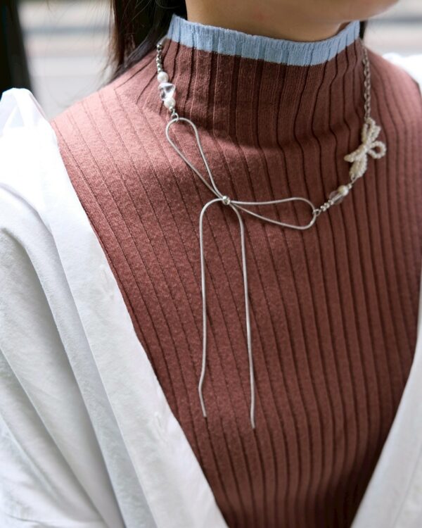 Handmade ❀ 銀夢 𓂃 𓈒𓏸 手作串珠長項鍊