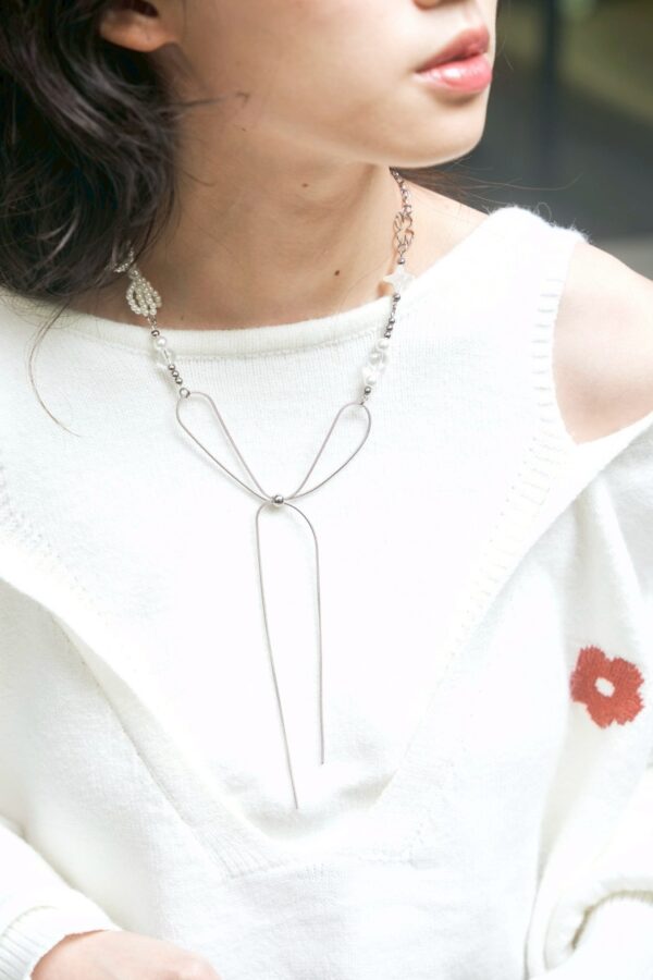 Handmade ❀ 銀夢 𓂃 𓈒𓏸 手作串珠長項鍊