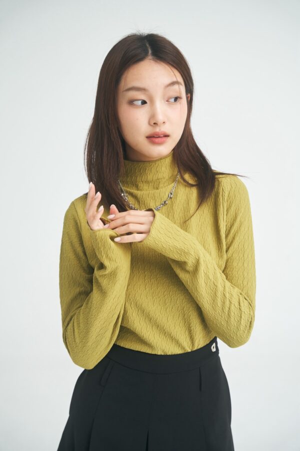 晨霧絮語！極暖厚磅拇指袖套長袖上衣（S/M/L）綠