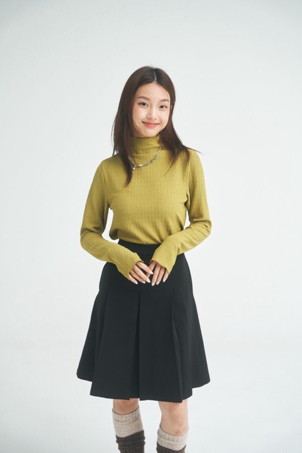 晨霧絮語！極暖厚磅拇指袖套長袖上衣（S/M/L）綠