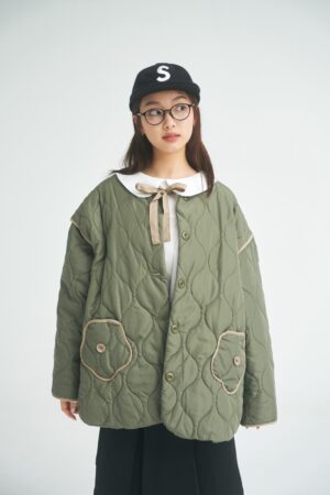 LINE_ALBUM_202615_260106_43 nomo ꕤ 暖途拾花!可拆袖鋪棉外套 綠