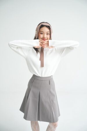 〔 ✿限量預購 〕晨霧絮語！極暖厚磅拇指袖套長袖上衣（S/M/L）白