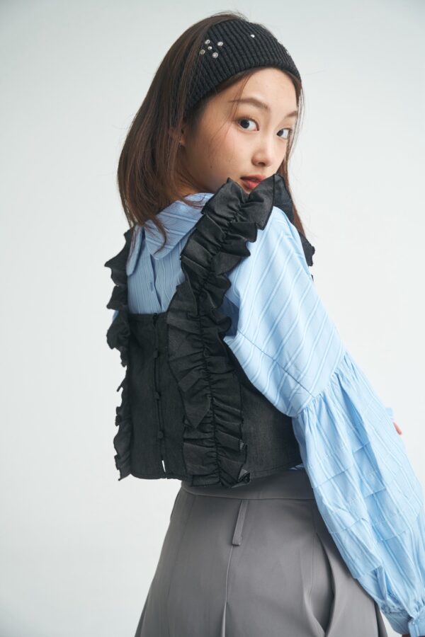 〔 ✿限量預購 〕nomo選物 ꕤ 卯丁造型彈性髮帶 黑（korea）