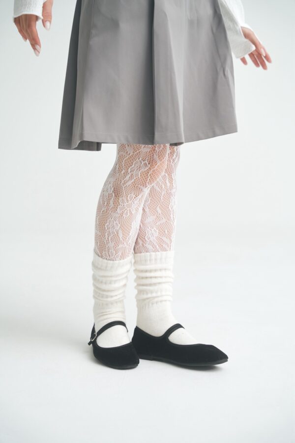 〔 ✿限量預購 〕nomo選物 ꕤ 保暖羊毛捲捲長襪 米白（korea）