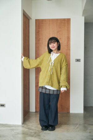 LINE_ALBUM_2026123_260123_23 nomo ꕤ 遺忘時光!2way可拆袖毛呢罩衫外套 黃綠