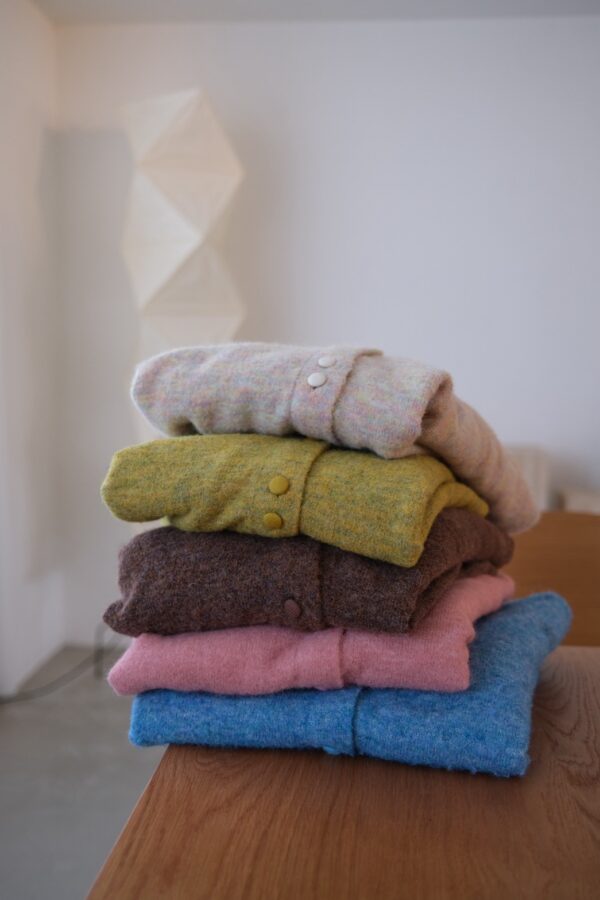 nomo ꕤ 遺忘時光！2way可拆袖毛呢罩衫外套 咖