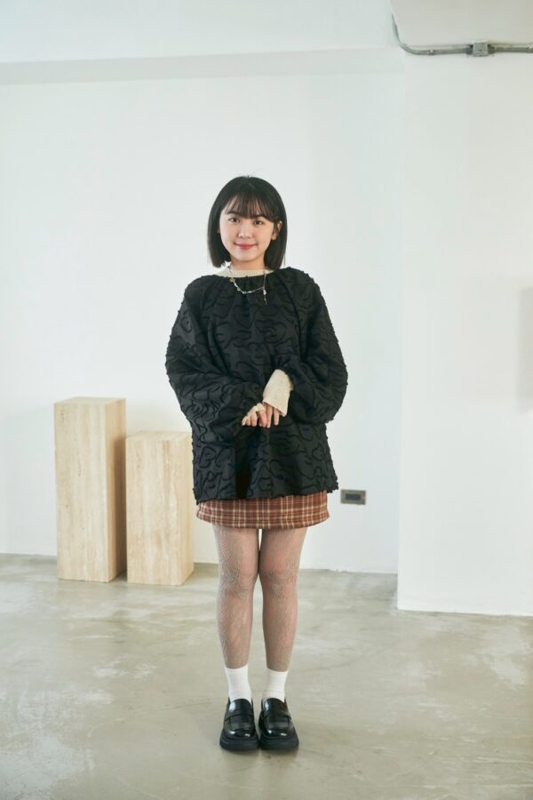 nomo ꕤ 羽落微光！2way正反兩穿澎袖罩衫 黑