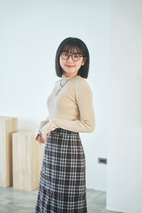 nomo ꕤ 夕陽日落！厚實針織小高領套指上衣 燕麥