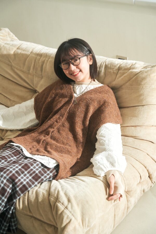 nomo ꕤ 遺忘時光！2way可拆袖毛呢罩衫外套 咖