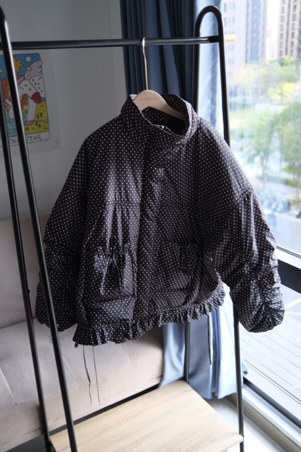 ❗️限量預購❗️ ꕤ 暮冬約定！蝴蝶結輕厚外套 點點