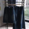 ❗️限量預購❗️ 日光軌跡！下擺設計牛仔裙（S/M/L）五分裙