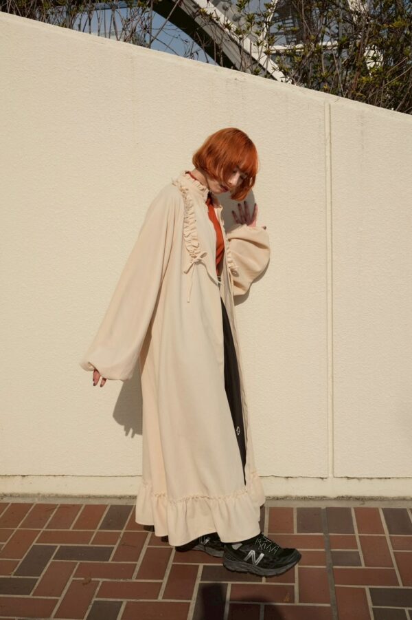 nomo ꕤ 柔層漫展！荷葉罩衫洋裝