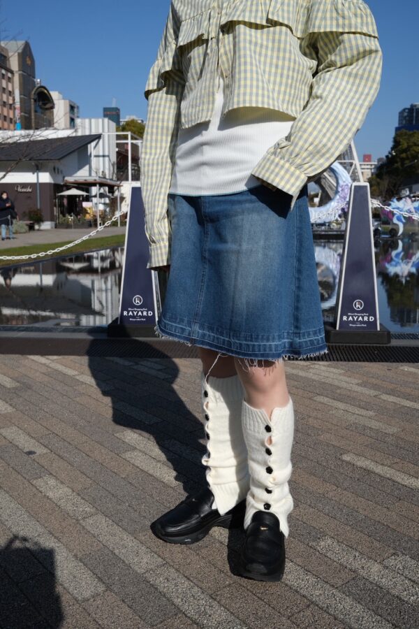 ❗️限量預購❗️ 日光軌跡！下擺設計牛仔裙（S/M/L）五分裙