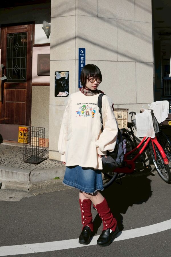 ❗️限量預購❗️ 日光軌跡！下擺設計牛仔裙（S/M/L）五分裙