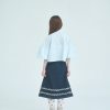 nomo ꕤ 舞動飛揚！下擺荷葉設計牛仔裙（S/M/L）